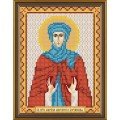 БИС5133 Св. Прп. Марина (Маргарита) Берийская. Новая Слобода. Рисунок на ткани для вышивания бисером БИС5133 Св. Прп. Марина (Маргарита) Берийская. Новая Слобода. Рисунок на ткани для вышивания бисером