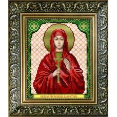 Схема на ткани для вышивания бисером VIA5036 Святая мученица Валентина. ArtSolo