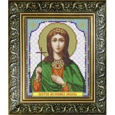 Схема на ткани для вышивания бисером VIA5067 Святая Мученица Любовь. ArtSolo